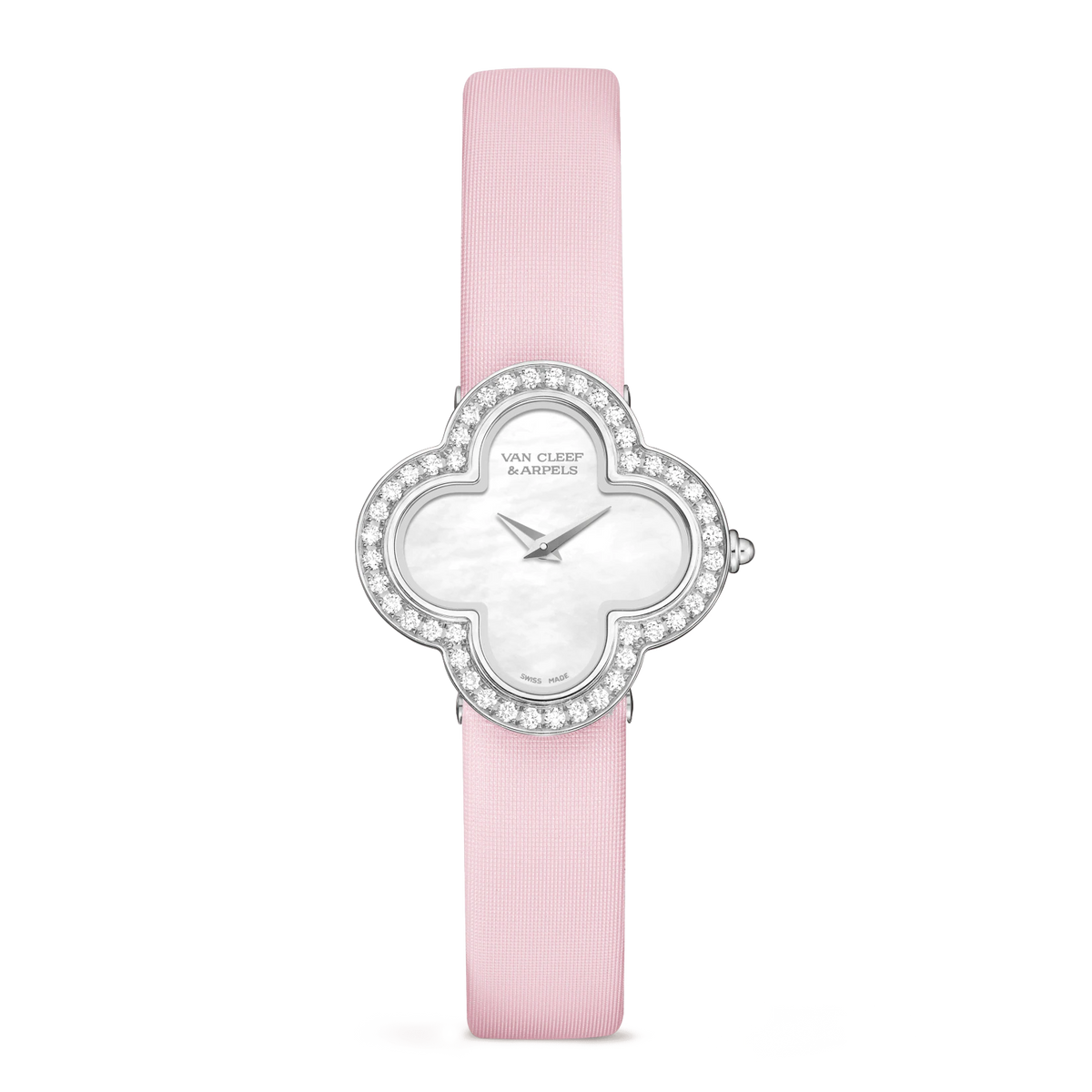 Alhambra watch white gold, Diamond