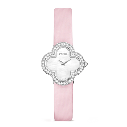 Alhambra watch white gold, Diamond