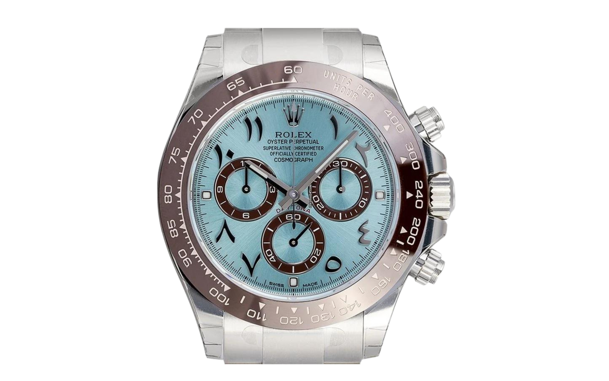 rolex daytona arabic number