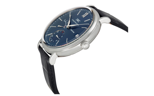 Portofino Blue Dial Hand Wound Eight Days Men's Watch IW510106