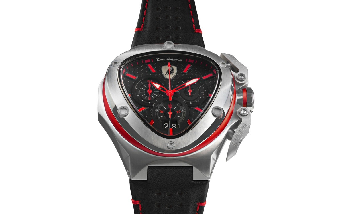 SPYDER X SS Chrono Watch Red