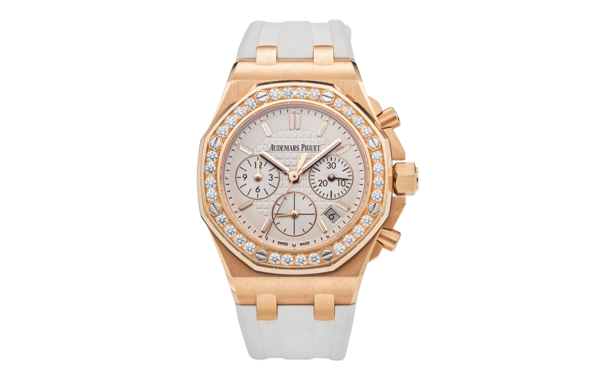 royal oak offshore rose gold audemars piguet 18k