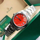 Rolex oyster perpetual red